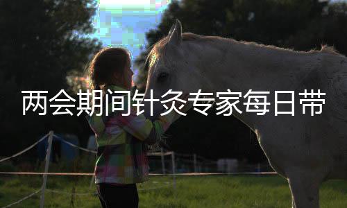 兩會期間針灸專家每日帶包亮相，施展妙手三千余針顯神奇