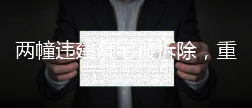 兩幢違建豪宅被拆除，重塑城市秩序與公平之范例