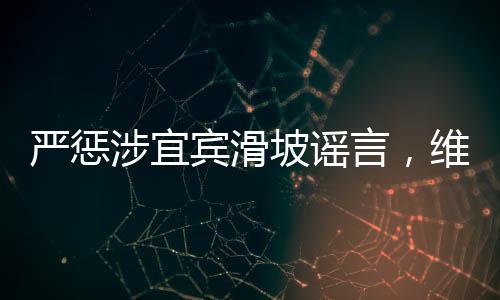 嚴懲涉宜賓滑坡謠言，維護社會和諧穩(wěn)定