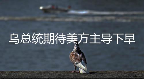 烏總統(tǒng)期待美方主導下早日展開和平談判