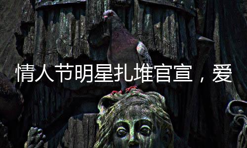 情人節(jié)明星扎堆官宣，愛情與關(guān)注的完美結(jié)合