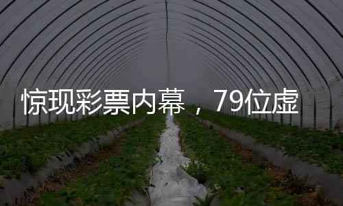 驚現(xiàn)彩票內(nèi)幕，79位虛構(gòu)人物命名獲獎(jiǎng)引發(fā)輿論熱潮