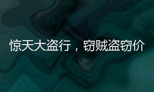 驚天大盜行，竊賊盜竊價(jià)值達(dá)4397萬金馬桶的錯綜事件
