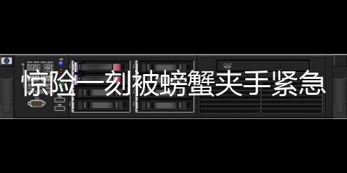 驚險一刻被螃蟹夾手緊急求助，消防119迅速救援