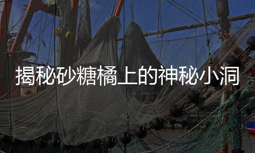 揭秘砂糖橘上的神秘小洞，原因與探尋