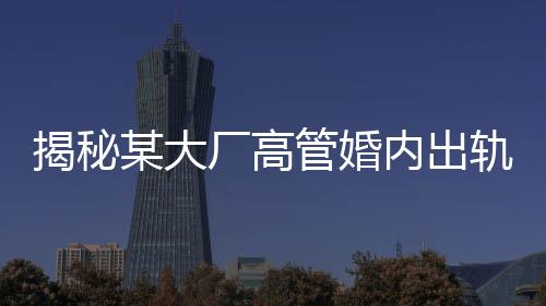揭秘某大廠高管婚內(nèi)出軌傳聞，背后的故事引發(fā)社會熱議