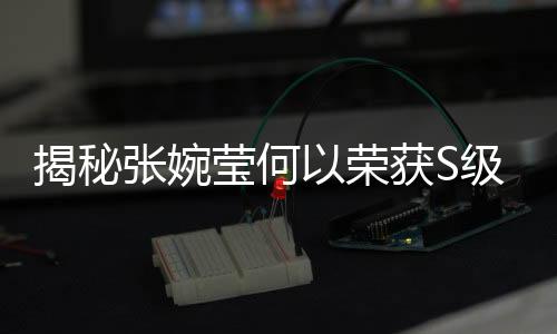 揭秘張婉瑩何以榮獲S級評價，實力與努力的交織
