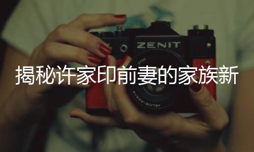 揭秘許家印前妻的家族新動向，擁有兩名未成年子女的隱秘面紗下的人生揭秘