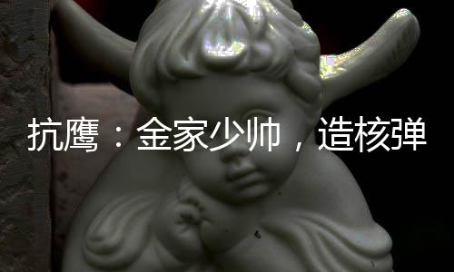 抗鷹：金家少帥，造核彈一統(tǒng)半島