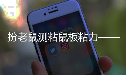 扮老鼠測粘鼠板粘力——全面解析粘鼠板效能的測試方法