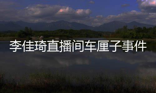 李佳琦直播間車?yán)遄邮录l(fā)網(wǎng)友熱議，一場(chǎng)直播翻車的反思與啟示