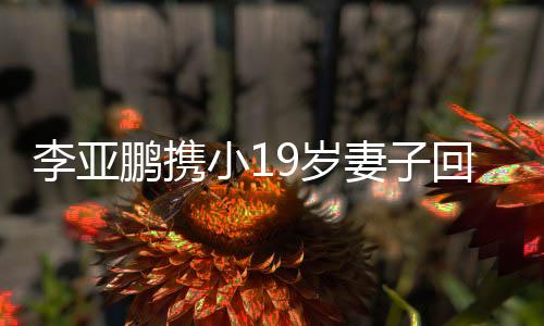 李亞鵬攜小19歲妻子回鄉(xiāng)四川過年，溫馨團聚引發(fā)關(guān)注