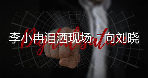 李小冉淚灑現(xiàn)場(chǎng)，向劉曉慶誠(chéng)懇道歉