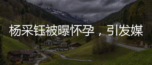 楊采鈺被曝懷孕，引發(fā)媒體熱議