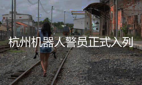 杭州機器人警員正式入列，開啟智能巡邏新時代