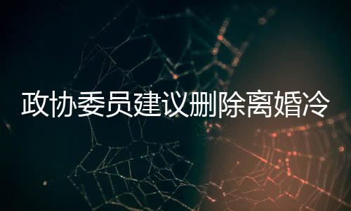 政協(xié)委員建議刪除離婚冷靜期條款，爭(zhēng)議背后的深層次探討與解析