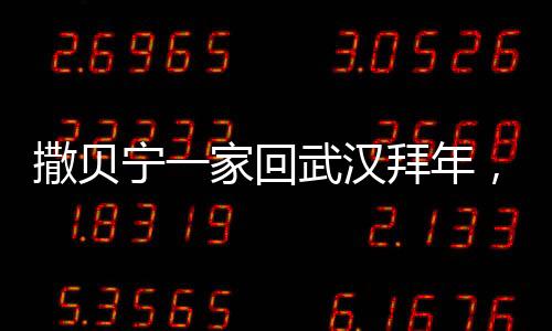 撒貝寧一家回武漢拜年，外籍妻子搶眼