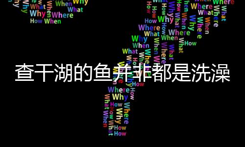 查干湖的魚并非都是洗澡魚，真相揭秘