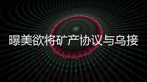 曝美欲將礦產(chǎn)協(xié)議與烏接受?；饞煦^，一場(chǎng)復(fù)雜的國際博弈