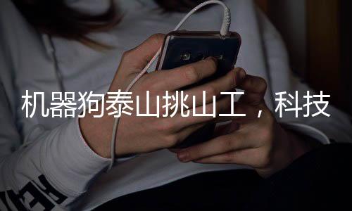 機(jī)器狗泰山挑山工，科技助力泰山旅游新篇章