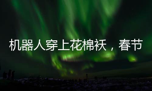 機(jī)器人穿上花棉襖，春節(jié)聯(lián)歡晚會(huì)展現(xiàn)別樣秧歌舞