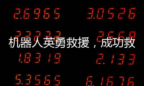 機(jī)器人英勇救援，成功救出三名落水游客