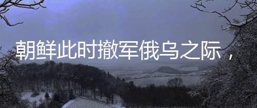 朝鮮此時撤軍俄烏之際，傳遞出何種信號？深度解析其背后的多重意義