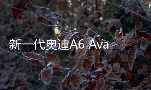 新一代奧迪A6 Avant實(shí)拍，豪華與運(yùn)動風(fēng)格的完美結(jié)合