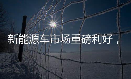 新能源車(chē)市場(chǎng)重磅利好，均降1.8萬(wàn)，開(kāi)啟全民購(gòu)車(chē)新篇章