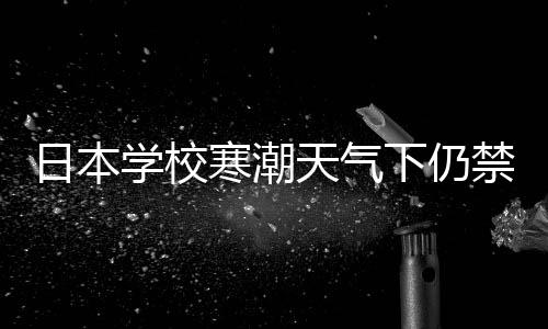 日本學(xué)校寒潮天氣下仍禁止學(xué)生穿褲襪，規(guī)定背后的深層思考