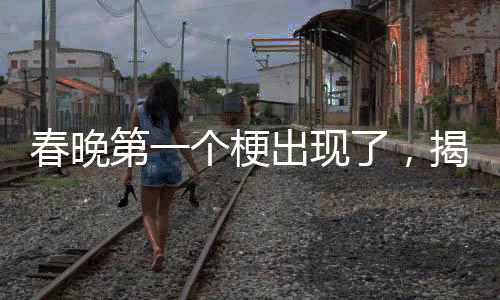 春晚第一個(gè)梗出現(xiàn)了，揭秘?zé)狳c(diǎn)笑點(diǎn)的誕生與影響