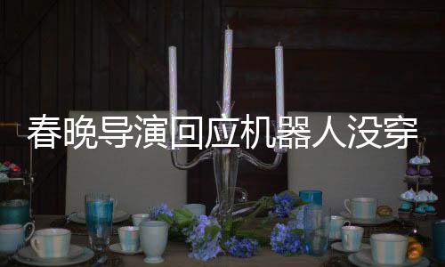春晚導(dǎo)演回應(yīng)機(jī)器人沒穿褲子事件