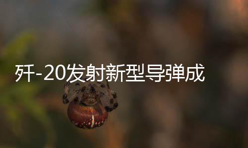 殲-20發(fā)射新型導(dǎo)彈成功打掉三架敵機(jī)，軍事科技大展現(xiàn)耀眼新篇