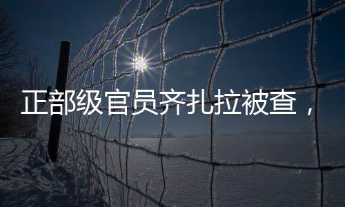 正部級(jí)官員齊扎拉被查，反腐風(fēng)暴下的警示與反思
