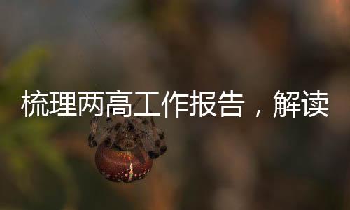 梳理兩高工作報(bào)告，解讀與洞察