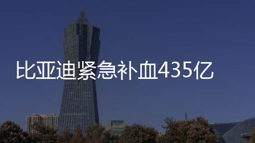 比亞迪緊急補血435億港元，資本注入助力產(chǎn)業(yè)騰飛