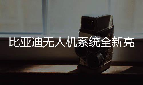比亞迪無人機系統(tǒng)全新亮相，優(yōu)質選配服務滿足個性化需求，價格僅需16000元