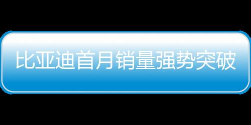 比亞迪首月銷量強(qiáng)勢(shì)突破，新能源汽車巨頭創(chuàng)下輝煌記錄——突破三十萬輛大關(guān)