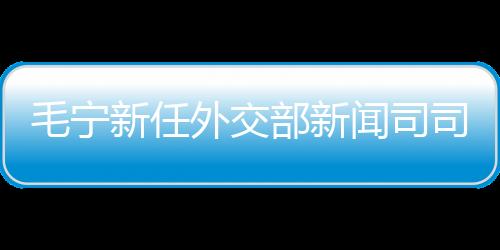 毛寧新任外交部新聞司司長，引領(lǐng)外交事業(yè)邁向新高度