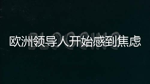 歐洲領(lǐng)導(dǎo)人開(kāi)始感到焦慮，全球格局變遷下的挑戰(zhàn)與應(yīng)對(duì)