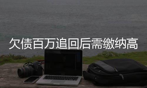 欠債百萬追回后需繳納高額稅費，揭秘背后的故事