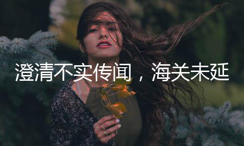 澄清不實(shí)傳聞，海關(guān)未延遲進(jìn)口煤炭檢查