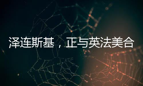 澤連斯基，正與英法美合作推進停火