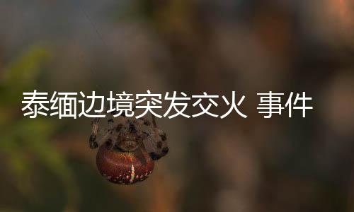 泰緬邊境突發(fā)交火 事件背后復(fù)雜的局勢引人深思