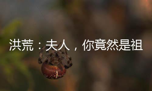 洪荒：夫人，你竟然是祖巫后土？