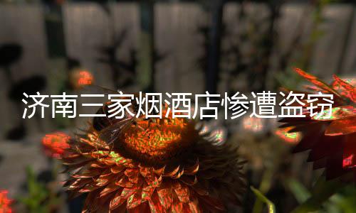 濟南三家煙酒店慘遭盜竊案件解析