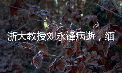 浙大教授劉永鋒病逝，緬懷學(xué)術(shù)巨匠，致敬一生奉獻(xiàn)