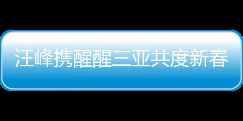 汪峰攜醒醒三亞共度新春佳節(jié)