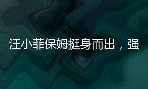 汪小菲保姆挺身而出，強勢維護大S，狂懟黑粉