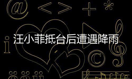 汪小菲抵臺(tái)后遭遇降雨